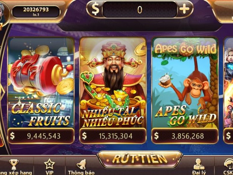 Minh họa quy tắc và biểu tượng của trò chơi Slot Games tại SUNWIN.